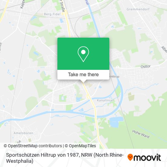 Sportschützen Hiltrup von 1987 map