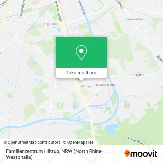 Карта Familienzentrum Hiltrup