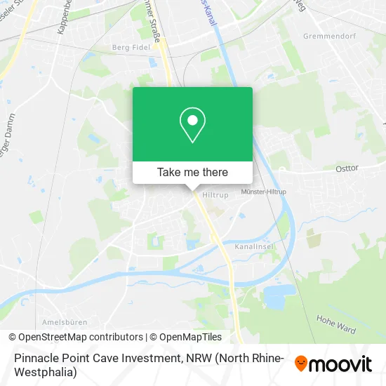 Карта Pinnacle Point Cave Investment