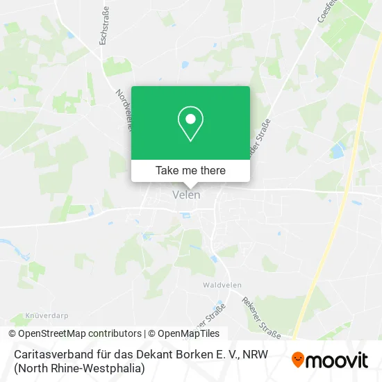 Карта Caritasverband für das Dekant Borken E. V.