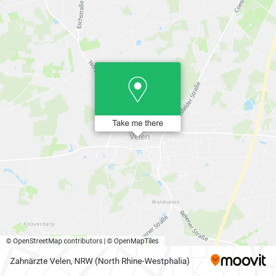 Карта Zahnärzte Velen