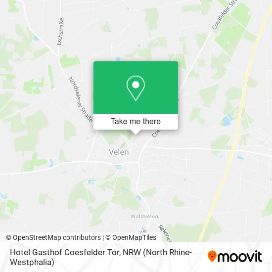 Hotel Gasthof Coesfelder Tor map