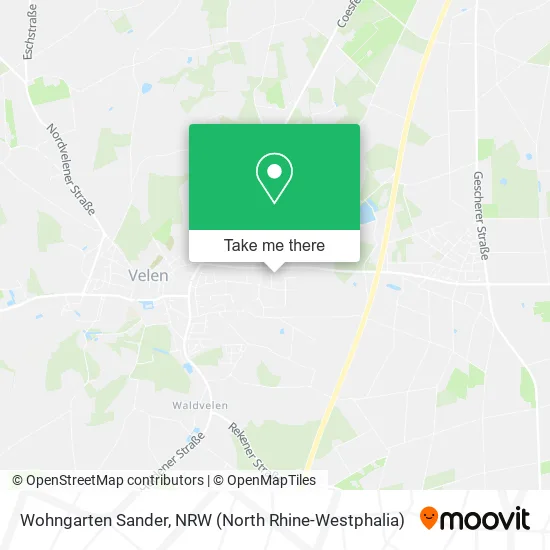 Карта Wohngarten Sander