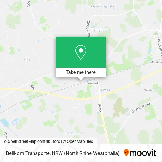Карта Bellkom Transporte