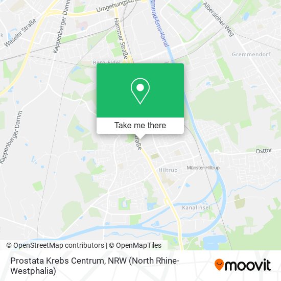 Prostata Krebs Centrum map