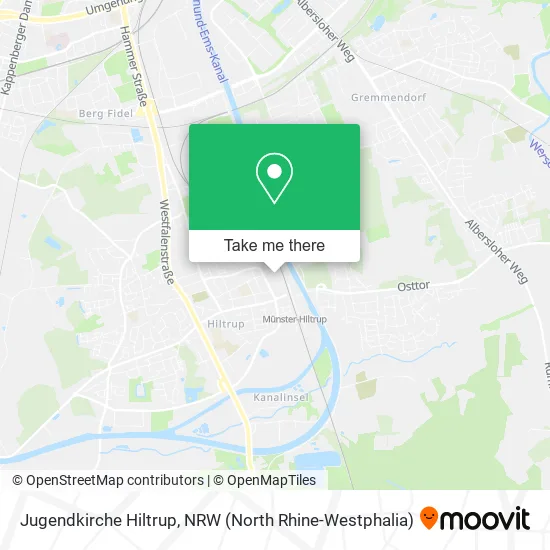 Карта Jugendkirche Hiltrup