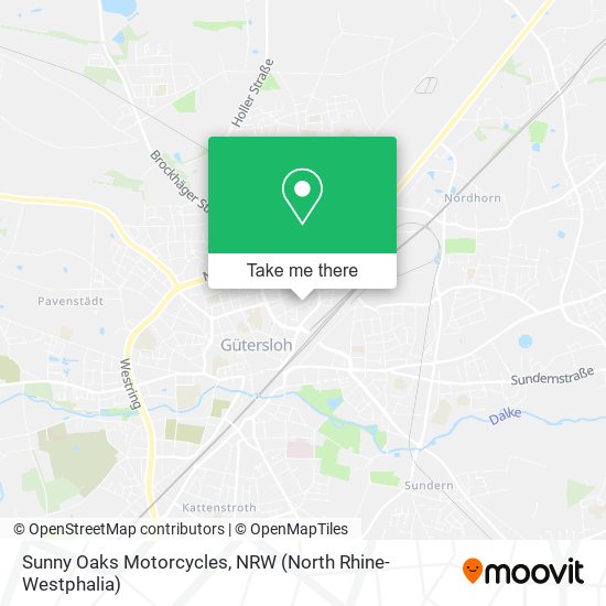 Sunny Oaks Motorcycles map