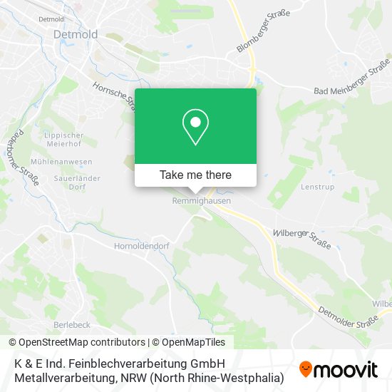 K & E Ind. Feinblechverarbeitung GmbH Metallverarbeitung map