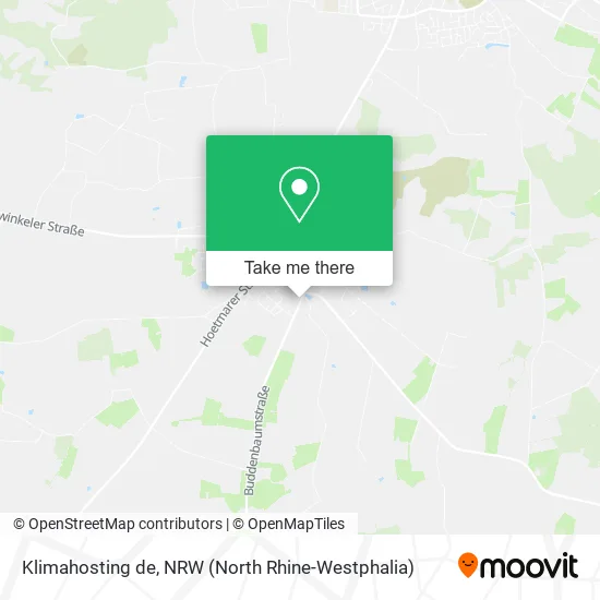 Карта Klimahosting de