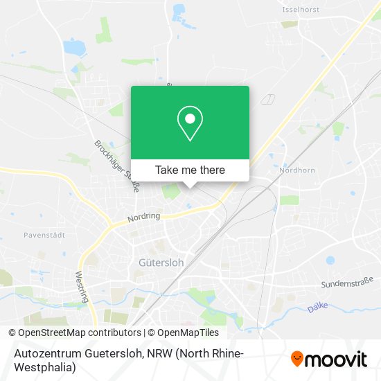 Autozentrum Guetersloh map