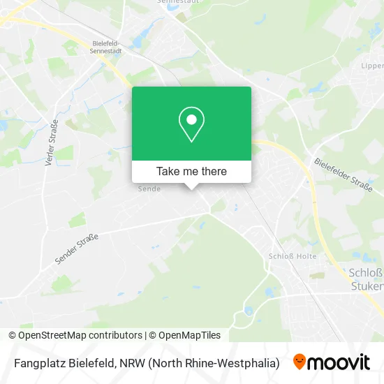 Карта Fangplatz Bielefeld