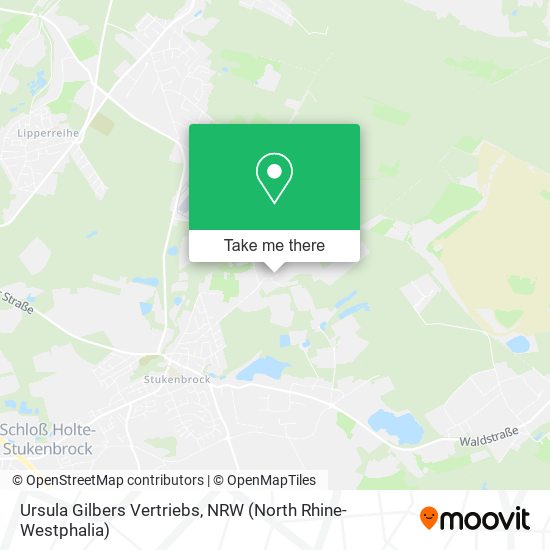 Ursula Gilbers Vertriebs map