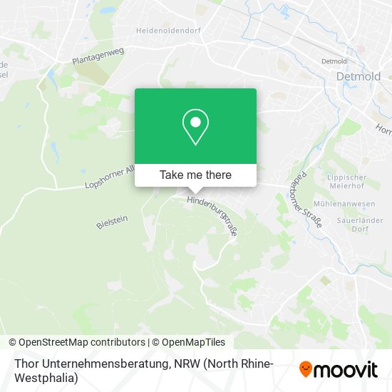 Thor Unternehmensberatung map