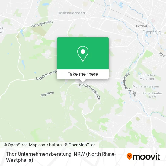 Карта Thor Unternehmensberatung