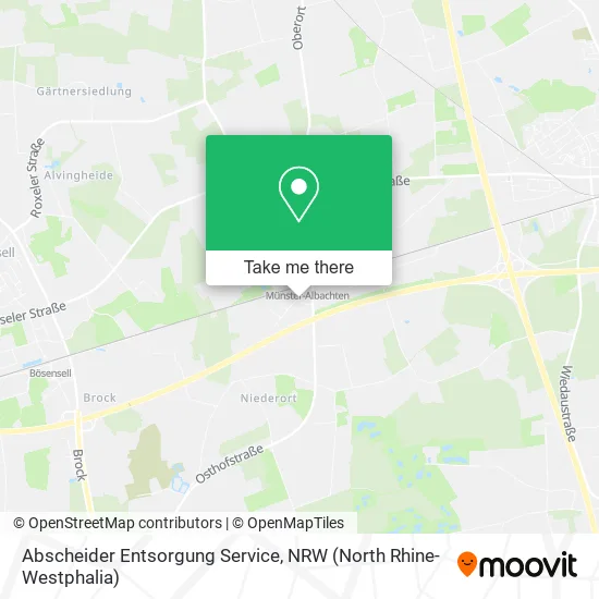 Карта Abscheider Entsorgung Service