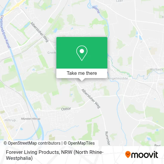 Forever Living Products map