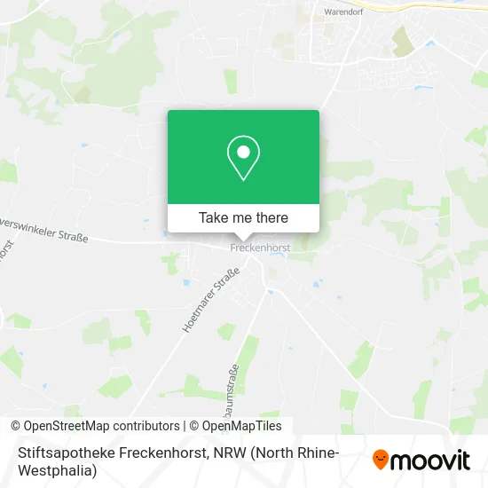 Stiftsapotheke Freckenhorst map