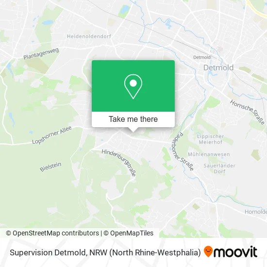 Карта Supervision Detmold
