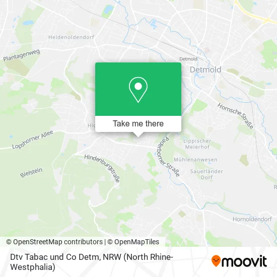 Карта Dtv Tabac und Co Detm