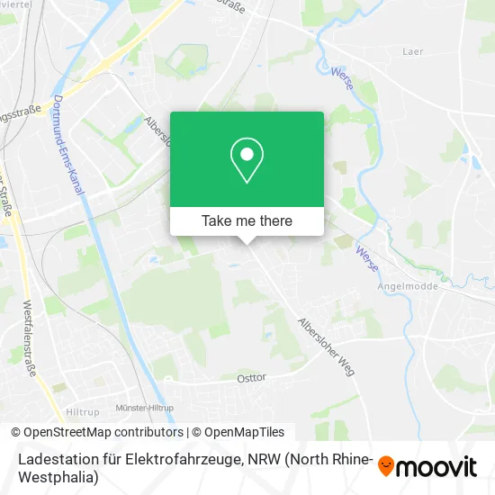 Карта Ladestation für Elektrofahrzeuge