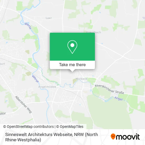 Sinneswelt Architekturs Webseite map