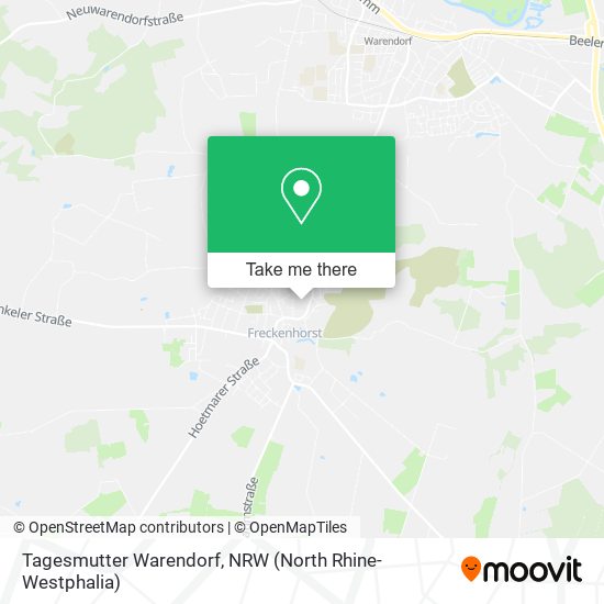 Tagesmutter Warendorf map