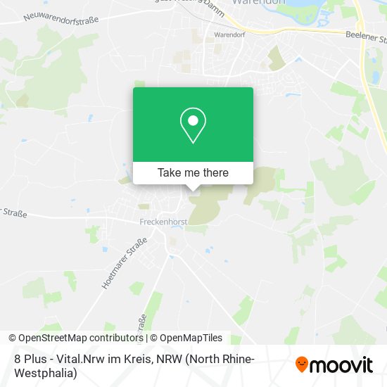 8 Plus - Vital.Nrw im Kreis map