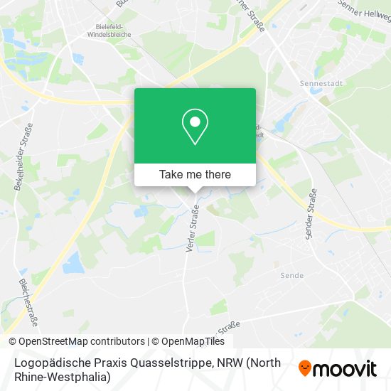 Logopädische Praxis Quasselstrippe map