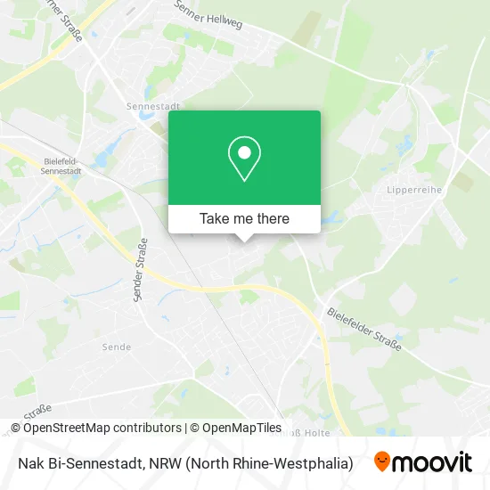 Карта Nak Bi-Sennestadt