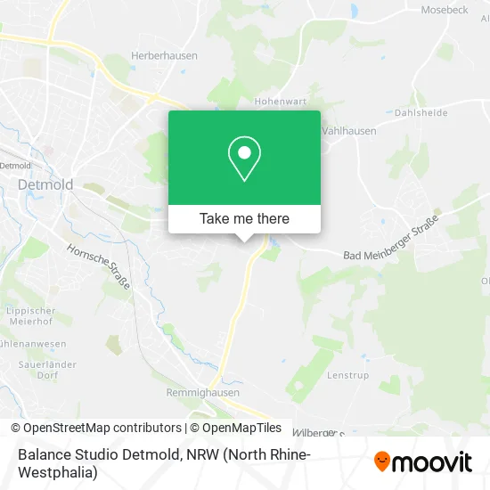 Карта Balance Studio Detmold