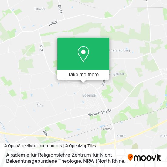 Akademie für Religionslehre-Zentrum für Nicht Bekenntnisgebundene Theologie map