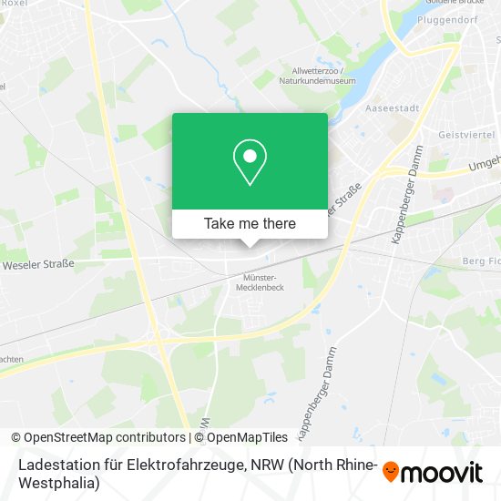 Ladestation für Elektrofahrzeuge map