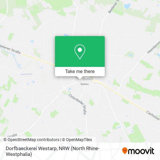 Dorfbaeckerei Westarp map
