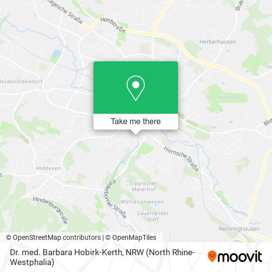 Dr. med. Barbara Hobirk-Kerth map