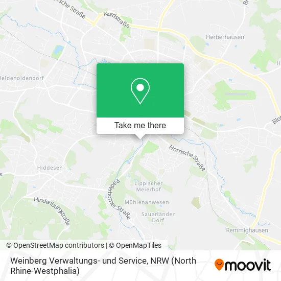 Карта Weinberg Verwaltungs- und Service