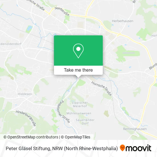 Карта Peter Gläsel Stiftung