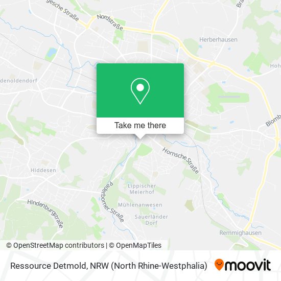 Карта Ressource Detmold