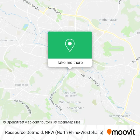 Карта Ressource Detmold
