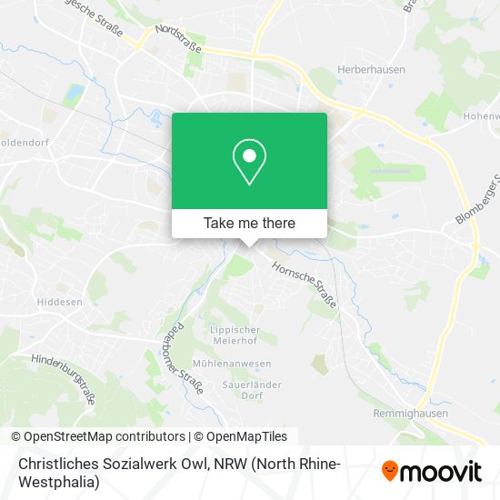 Christliches Sozialwerk Owl map