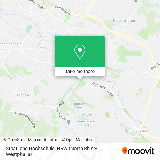 Staatliche Hochschule map