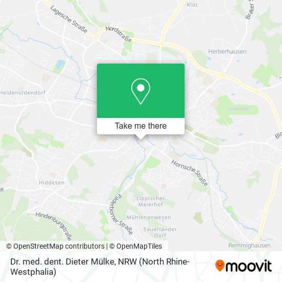 Dr. med. dent. Dieter Mülke map