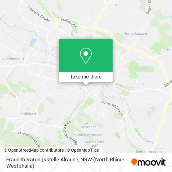 Frauenberatungsstelle Alraune map