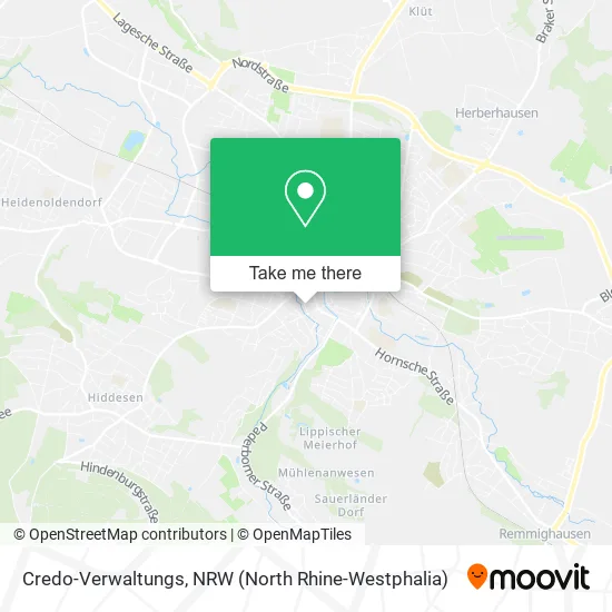 Карта Credo-Verwaltungs