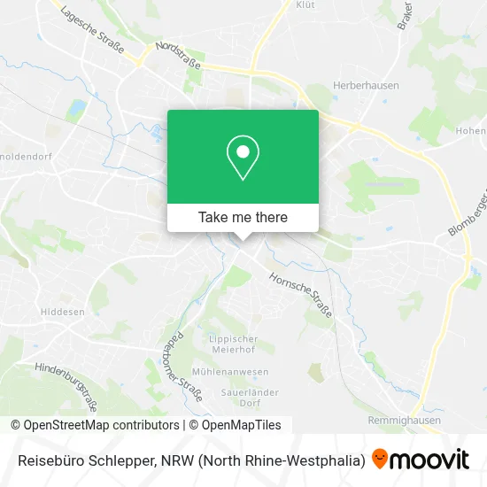 Reisebüro Schlepper map