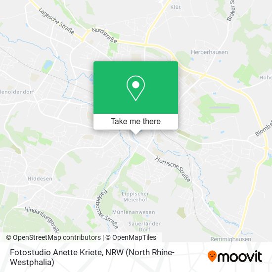 Fotostudio Anette Kriete map
