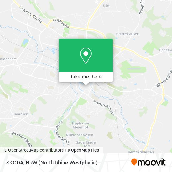 SKODA map