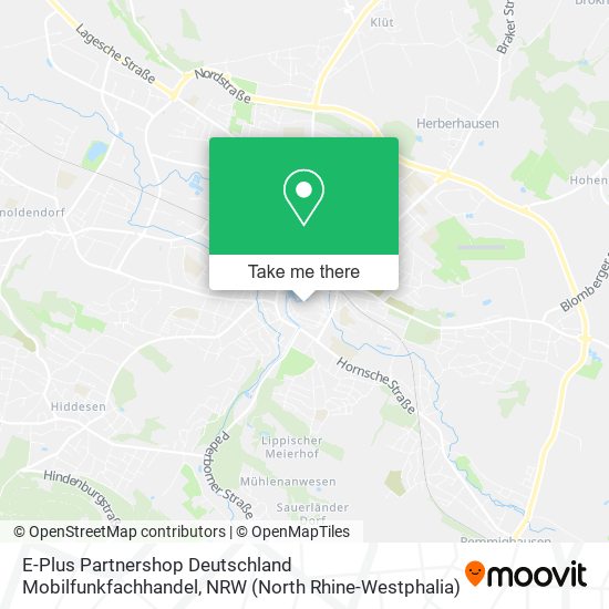 E-Plus Partnershop Deutschland Mobilfunkfachhandel map