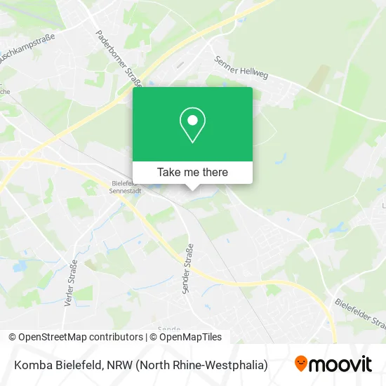 Komba Bielefeld map