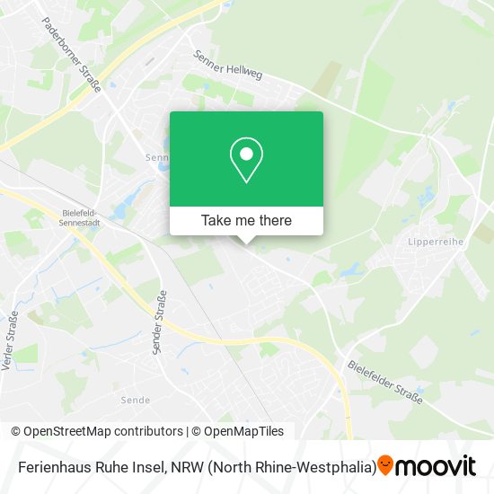 Ferienhaus Ruhe Insel map