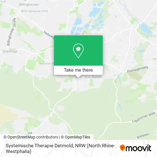 Карта Systemische Therapie Detmold